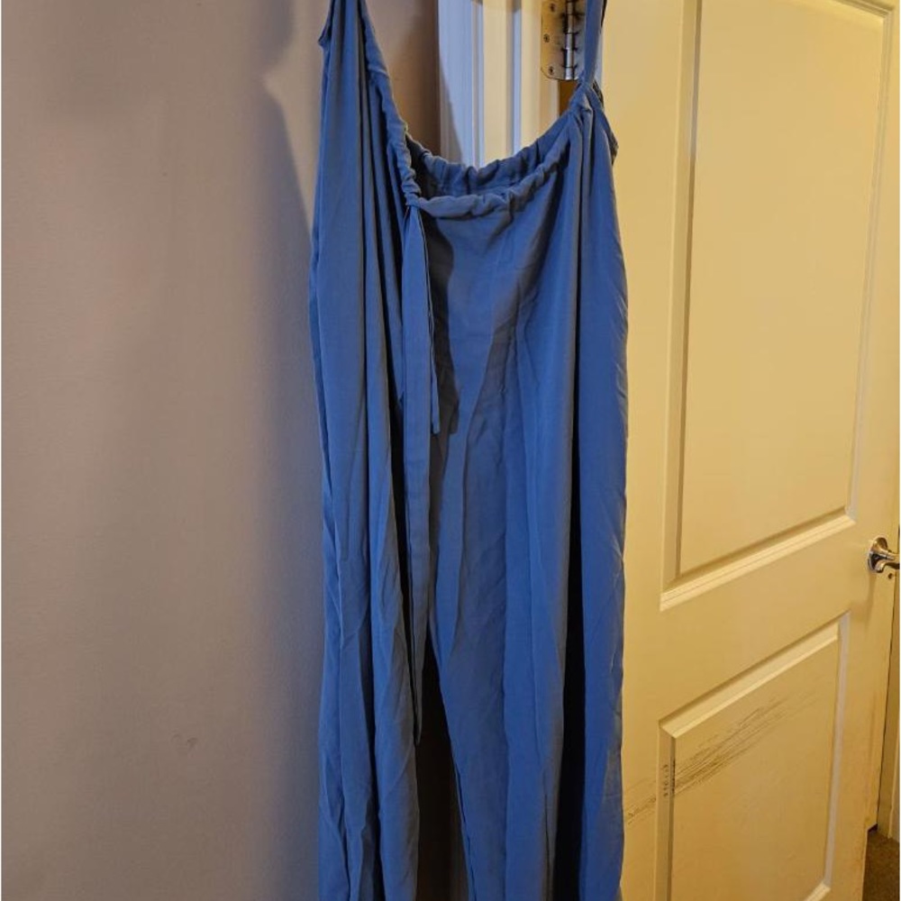 Pants with suspenders and tube tops